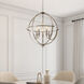 Artemis 5 Light 24 inch Polished Nickel Chandelier Ceiling Light